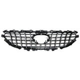 17-18 Mazda CX-5 Mesh Style Chrome Front Bumper Hood Grille Insert Guard