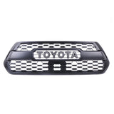 16-18 Toyota Tacoma TRD Style Front Grille Black with Emblem