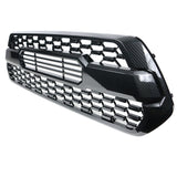 16-19 Toyota Tacoma Front Hood Bumper Grille Mesh Insert - Carbon Print