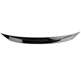 16-18 Honda Civic 10th Gen Glossy Black Front Bonnet Lip Molding Trim Bar