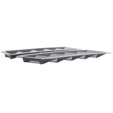 Universal Black Hood Vent Louver Air Flow 17x5 Inches OE Style - ABS