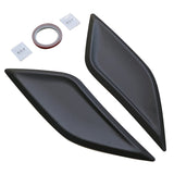16-18 Honda Civic 10th V1 Style Hood Vents 2 Pcs Black ABS