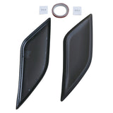 16-18 Honda Civic 10th V1 Style Hood Vents 2 Pcs Black ABS