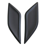 16-18 Honda Civic 10th V1 Style Hood Vents 2 Pcs Black ABS