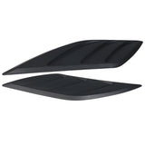 16-18 Honda Civic V3 Style Air Flow Vent Hood Vent Scoop Black - ABS