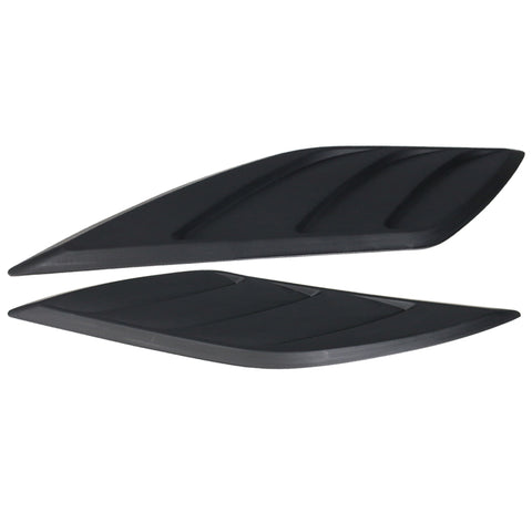 16-18 Honda Civic V3 Style Air Flow Vent Hood Vent Scoop Black - ABS