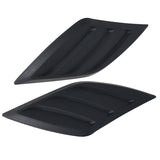 16-18 Honda Civic V3 Style Air Flow Vent Hood Vent Scoop Black - ABS