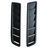 Universal Fitment Air Flow Hood Vent Scoop Bonnet Cover 2PC 20x5 Inch - PP