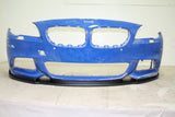 11-16 BMW 5 Series F10 HM Style Front Bumper Lip for M-Tech Bumper - ABS