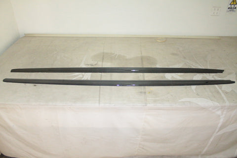 17- BMW 5 Series G30 Side Skirts Extensions - Carbon Fiber