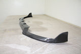 15-18 Mercedes C Class W205 Sport Front Bumper Lip Spoiler B Style - Carbon Fiber