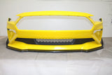 18-19 Ford Mustang IK Style Front Bumper Lip Splitter - PU 3 pcs