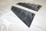 14-19 Chevy Corvette C7 Classic Style Side Window Louvers - PC Unpainted