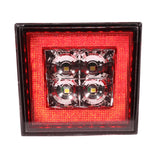 Universal Square Red LED Rear Tail Third 3RD Brake Lights Stop Safety Lamp