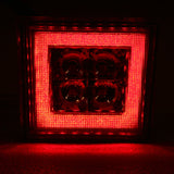 Universal Square Red LED Rear Tail Third 3RD Brake Lights Stop Safety Lamp