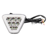 Universal Triangle Clear LED Rear Tail 3RD Brake Lights Safety Lamp
