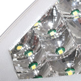 Universal Triangle Clear LED Rear Tail 3RD Brake Lights Safety Lamp