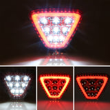 Universal Triangle Red LED Rear Tail 3RD Brake Lights Stop Safety Lamp