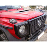 99-07 Mercedes G500 G550 Chrome Front Light Guard