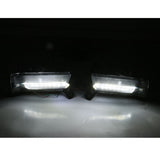 16-20 Chevy Camaro SS DRL Fog Lights Clear No Turn Signal Function 2PC