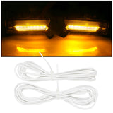 16-20 Chevy Camaro SS DRL Fog Lights Clear w/ Amber Turning Signal