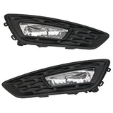 15-17 Focus OE Style Pair Front Fog Light Lamps Bezels - Sport SE Version