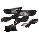09-11 Honda Civic 4Dr Sedan Clear Lens Fog Lights Lamps Kit OE Style Pair