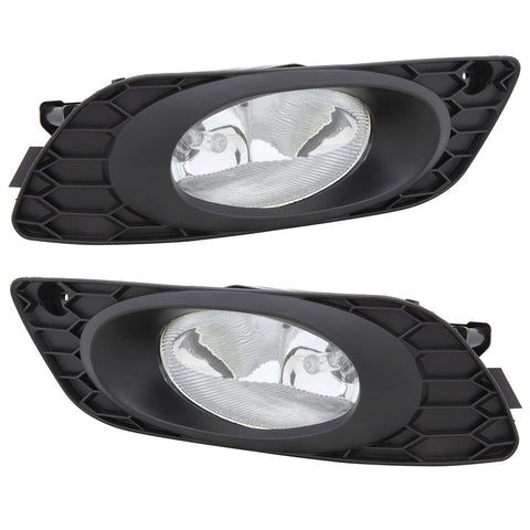 12 Honda Civic Sedan 4Door OE Style Clear Driving Fog Lights Bumper Lamp