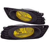 12 Honda Civic 4D OE Style Yellow Pair Fog Lights Driving Lamp With Switch