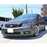 12 Honda Civic 4D OE Style Yellow Pair Fog Lights Driving Lamp With Switch