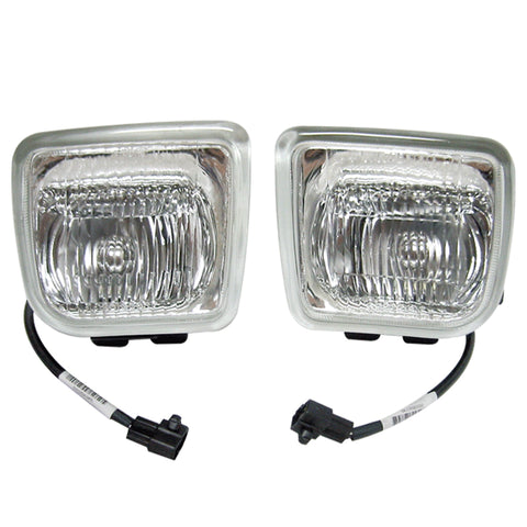 96-98 Honda Civic EK Clear Lens Fog Lights Lamps Kit