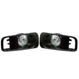 99-00 Honda Civic EK JDM Driving Fog Lights Lamps Kit Clear Lens Pair