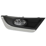 17-18 Honda CRV OE Front Foglight Kit Fog Lamp with Chrome Trim