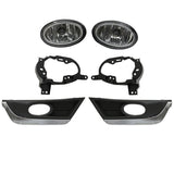 17-18 Honda CRV OE Front Foglight Kit Fog Lamp with Chrome Trim