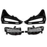 17-18 Toyota Corolla OE Factory Front Foglight Fog Lamp LED Clear Lens Pair