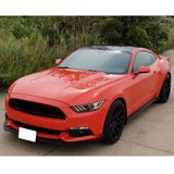 15-17 Ford Mustang MD Style Matte Black Fog Light Eyebrow Cover Splitters