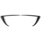 17-23 Tesla Model 3 Fog Light Lamp Trim Eyebrows Cover - ABS Gloss Black