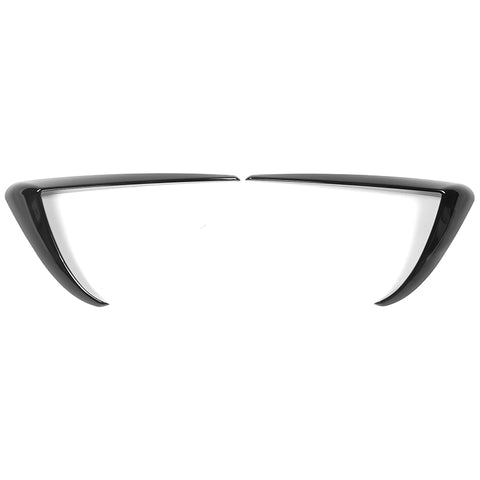 17-23 Tesla Model 3 Fog Light Lamp Trim Eyebrows Cover - ABS Gloss Black