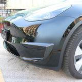 20-23 Tesla Model Y Fog Light Trim Eyebrows Cover - ABS Carbon Fiber Print