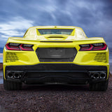 20-23 Chevrolet Corvette C8 License Plate OE Style - Carbon Fiber