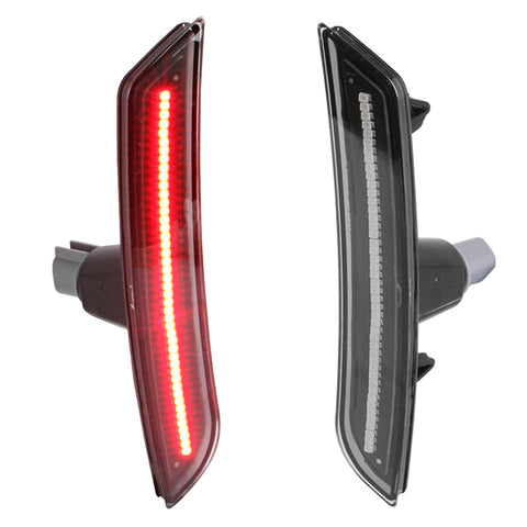 16-18 Chevy Camaro Rear Side Marker Lights Corner Lamps Red LED 2PC