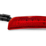 15-21 Dodge Charger 2PC LED Front Side Marker Lights Corner Lamps Red Lens