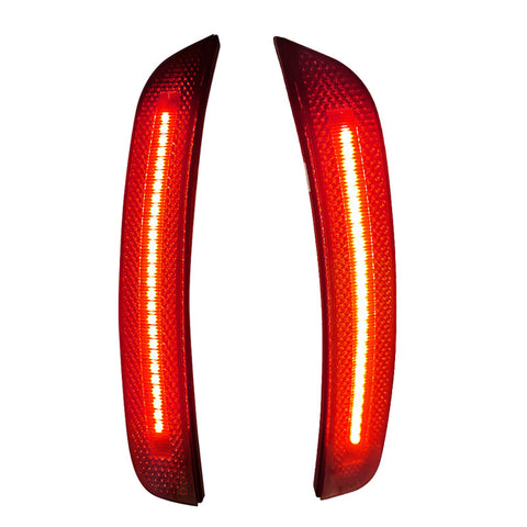 15-21 Dodge Charger 2PCS LED Front Side Marker Lights Smoked Lens