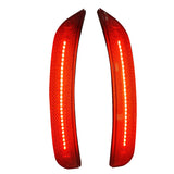 15-21 Dodge Charger Rear Side Marker Lights Corner Lamps Red LED 2PC