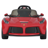 Rastar Ferrari LaFerrari Ride On Car With Remote Control For Kids | 12V Power Battery Official Licensed Kid Car To Drive With 2.4G Radio Parental Control Red