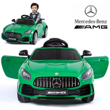 Mercedes Benz AMG GTR Electric Ride On Car With Remote Control For Kids | 12V Power Battery Official Licensed Kid Car To Drive With 2.4G Radio Parental Control Opening Doors