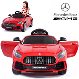 Mercedes Benz AMG GTR Electric Ride On Car With Remote Control For Kids | 12V Power Battery Official Licensed Kid Car To Drive With 2.4G Radio Parental Control Opening Doors