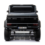 Licensed Mercedes Benz AMG G63 6x6 Kids Ride On Car with 2.4G Remote Control, 12V 4 Motors, Stroller Function, Openable Doors, Spring Suspension, USB MP3 Player & Bluetooth Function