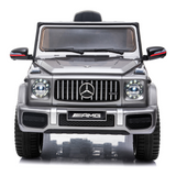 Licensed Mercedes Benz AMG G63 Ride On Car with Remote Control for Kids, Suspension System, Openable Doors, LED Lights, 2 Motors, MP3 Player, New Version