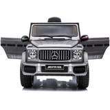 Licensed Mercedes Benz AMG G63 Ride On Car with Remote Control for Kids, Suspension System, Openable Doors, LED Lights, 2 Motors, MP3 Player, New Version